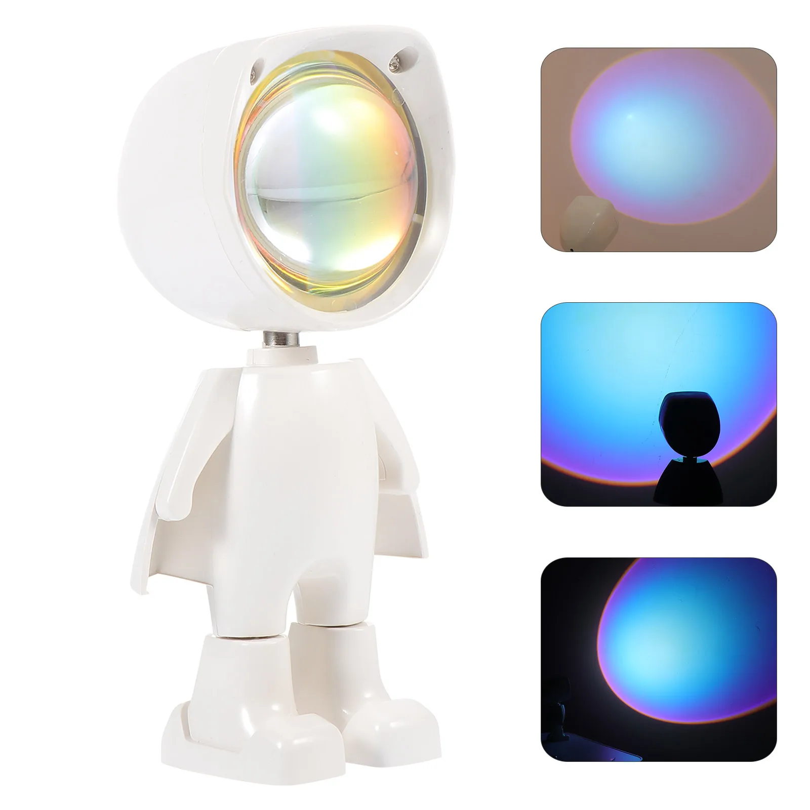 Sunset Projection Lamp Mini Robot Shape Colorful Indoor Decor Atmosphere Light Home Vibe Romantic LED Night Light Durable
Sunset Projection Lamp Mini Robot Shape Colorful Indoor Decor Atmosphere Light Home Vibe Romantic LED Night Light Durable