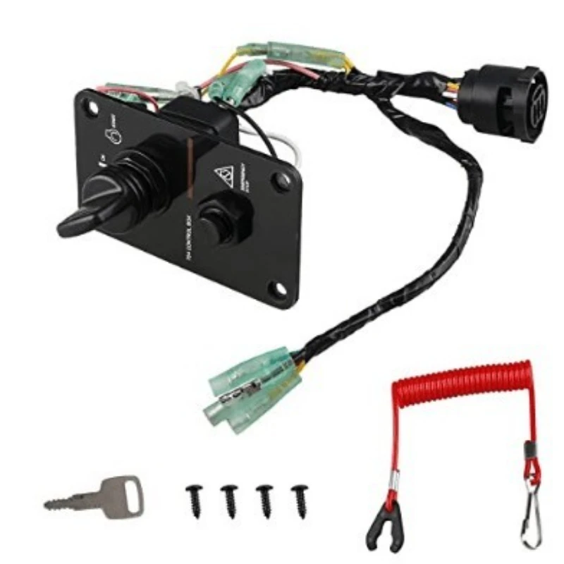 Outboard ignition switch, marine start key panel
Outboard ignition switch, marine start key panel