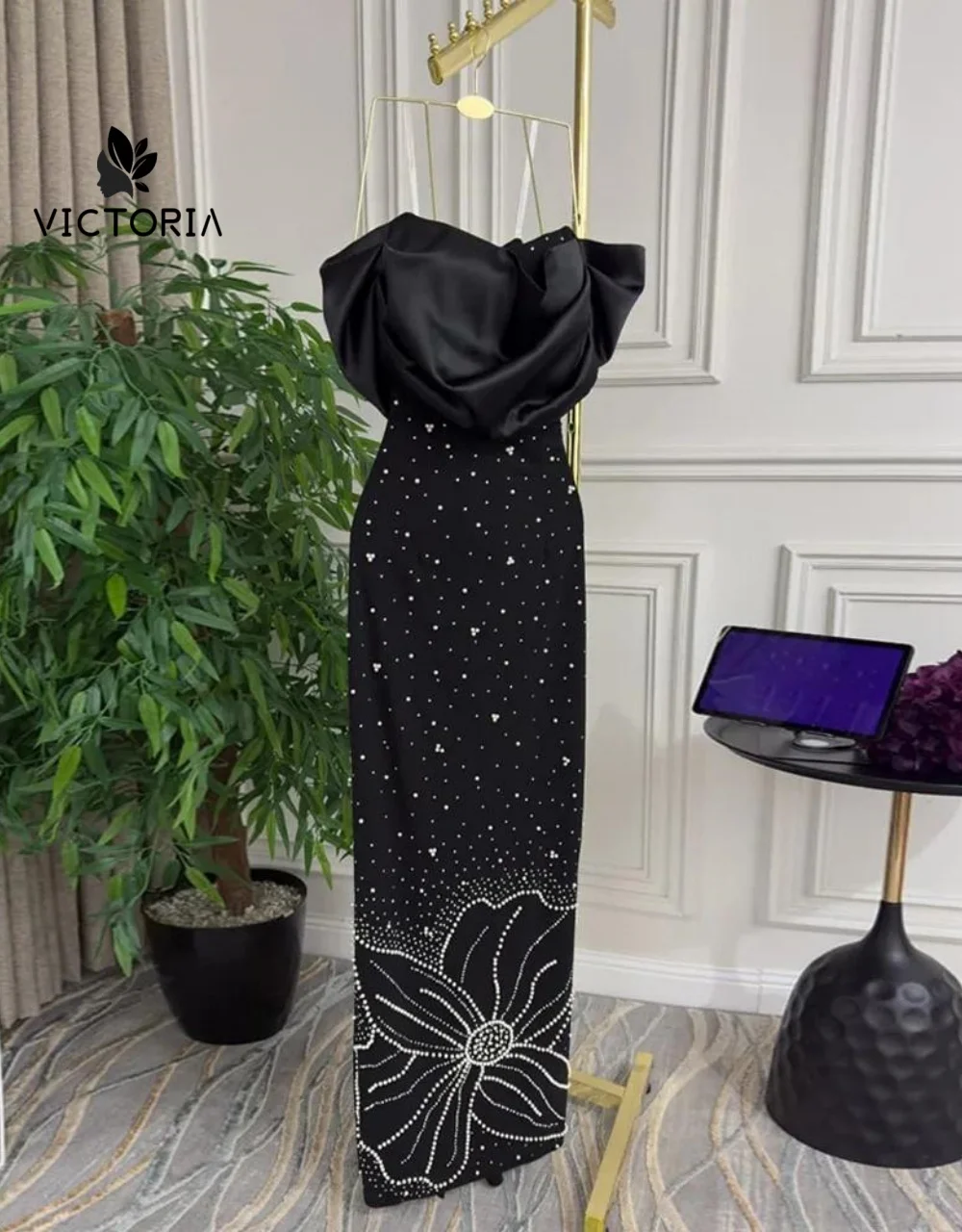 Черное роскошное вечернее платье без бретелек с открытыми плечами, многоуровневое свадебное платье Aline для Саудовской Дубы فساتين سهرة 2025 по индивидуальному заказу 
Черное роскошное вечернее платье без бретелек с открытыми плечами, многоуровневое свадебное платье Aline для Саудовской Дубы فساتين سهرة 2025 по индивидуальному заказу