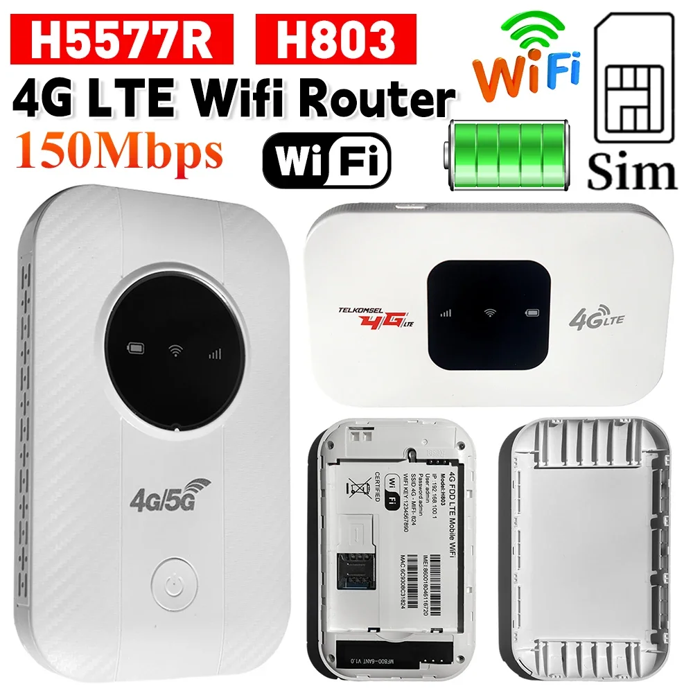 H803 4G Lte WIFI-маршрутизатор со слотом для SIM-карты 150 Мбит/с Беспроводной портативный маршрутизатор 3650 мАч Разблокировка модема Карманные Wi-Fi-маршрутизаторы для автомобиля
H803 4G Lte WIFI-маршрутизатор со слотом для SIM-карты 150 Мбит/с Беспроводной портативный маршрутизатор 3650 мАч Разблокировка модема Карманные Wi-Fi-маршрутизаторы для автомобиля