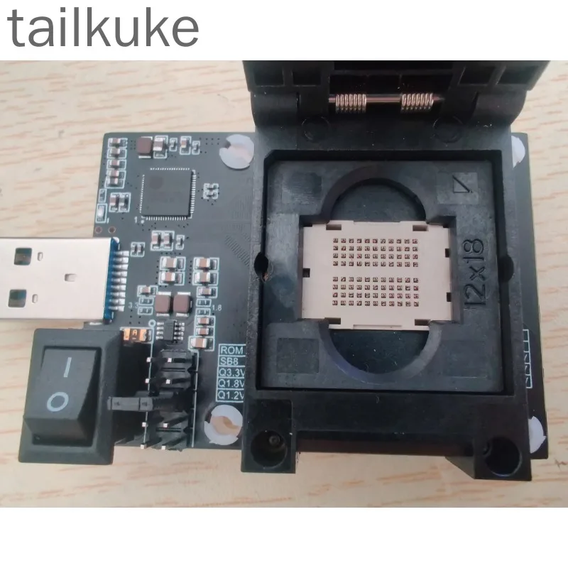 SM3280 Test Rack U Disk Flash Particle Clearing Rack Flash Memory BGA132/152 8CE
SM3280 Test Rack U Disk Flash Particle Clearing Rack Flash Memory BGA132/152 8CE