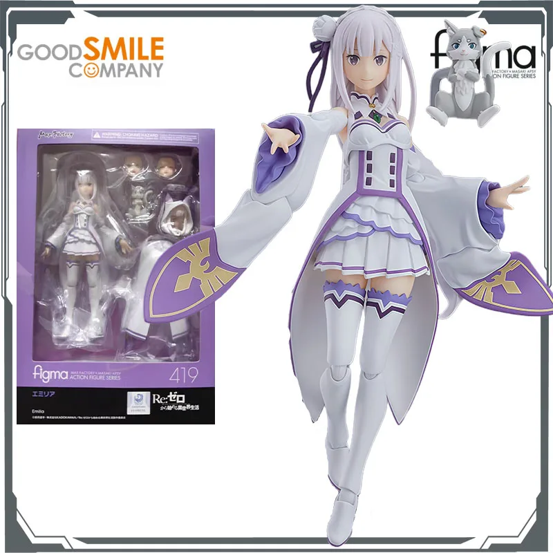 GSC Original Max Factory FIGMA 419 Emilia 140mm Anime Action Figures Toys for Boys Christmas Gift Collectible Model Ornaments
GSC Original Max Factory FIGMA 419 Emilia 140mm Anime Action Figures Toys for Boys Christmas Gift Collectible Model Ornaments