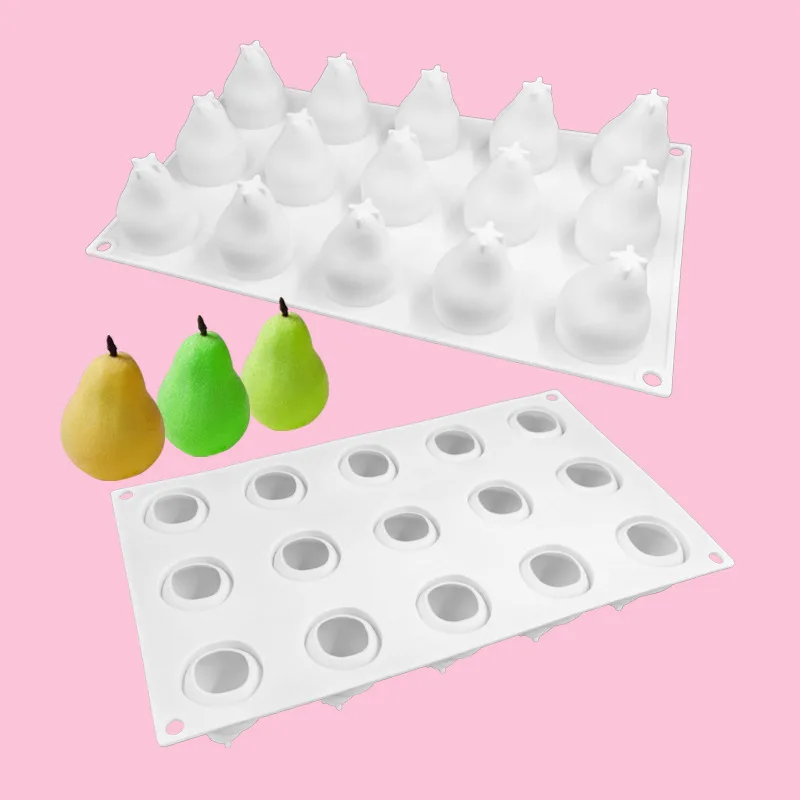 Cake Molds Silicone Pear Shaped Baking Tray 8 Cavity s for Tools Not Stock Mousse Decorations Moulds
Cake Molds Silicone Pear Shaped Baking Tray 8 Cavity s for Tools Not Stock Mousse Decorations Moulds
