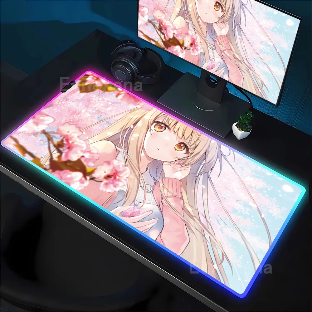 RGB Mousepad Mahiru Shiina Anime girl Large Gaming Rubber Office HD printing Office LED Mouse Pad PC overlock backlight desk mat
RGB Mousepad Mahiru Shiina Anime girl Large Gaming Rubber Office HD printing Office LED Mouse Pad PC overlock backlight desk mat