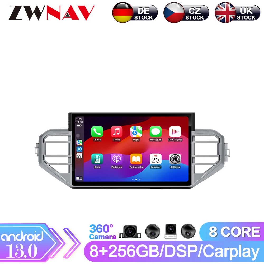 ZWNAV для Toyota Tundra Sequoia 2020-2024 Android 13, автомобильный радиоприемник, беспроводной CarPlay, GPS-навигация, мультимедийный плеер, головное устройство
ZWNAV для Toyota Tundra Sequoia 2020-2024 Android 13, автомобильный радиоприемник, беспроводной CarPlay, GPS-навигация, мультимедийный плеер, головное устройство