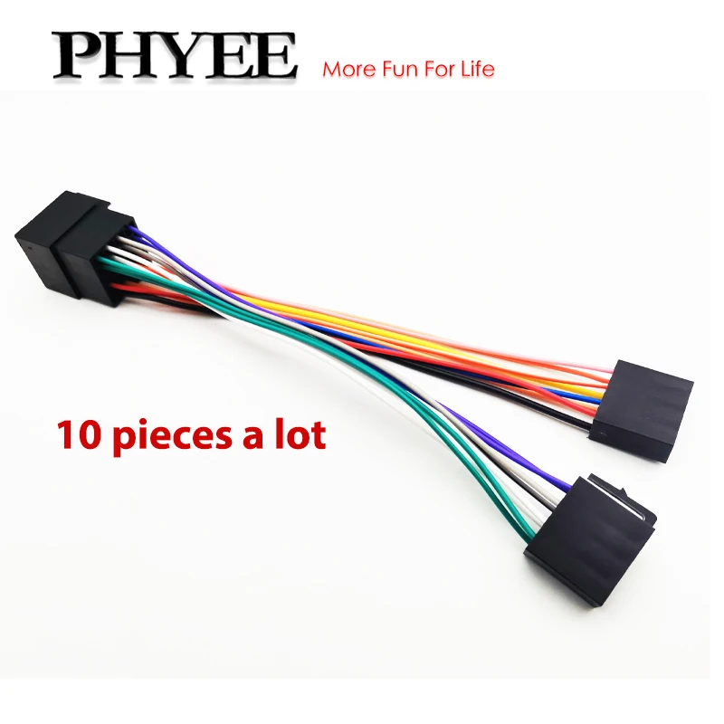 Жгут проводов расширения разъема ISO, много 10 шт., кабель-адаптер Plug and Play, для головного устройства авторадио послепродажного обслуживания
Жгут проводов расширения разъема ISO, много 10 шт., кабель-адаптер Plug and Play, для головного устройства авторадио послепродажного обслуживания