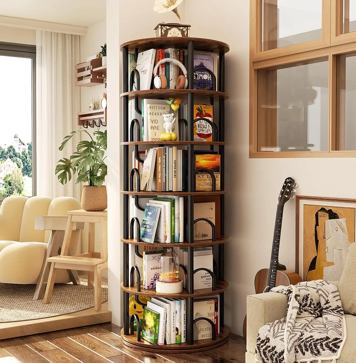 BestsellerAheaplus6TierRotatingBookshelfTower,RevolvingBookcase,360°RoundSpinningBookShelf,NarrowSwivelBookshelvesVerticalTurnin
BestsellerAheaplus6TierRotatingBookshelfTower,RevolvingBookcase,360°RoundSpinningBookShelf,NarrowSwivelBookshelvesVerticalTurnin
