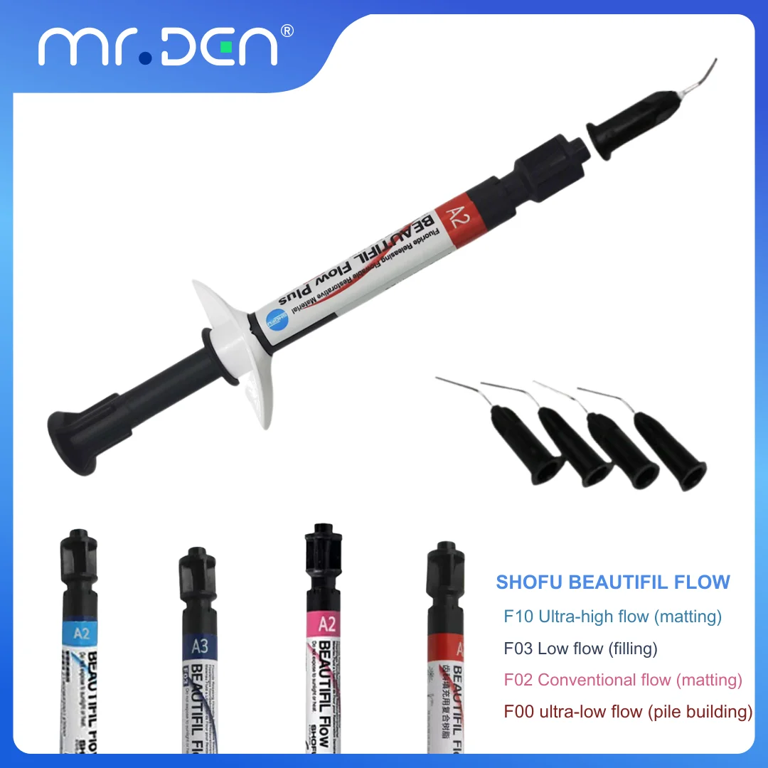 SHOFU Beautifil Composite Resin Beautifil Flow Plus Dental Restoration Material Products Base Liner Restorative Flowable F00
SHOFU Beautifil Composite Resin Beautifil Flow Plus Dental Restoration Material Products Base Liner Restorative Flowable F00