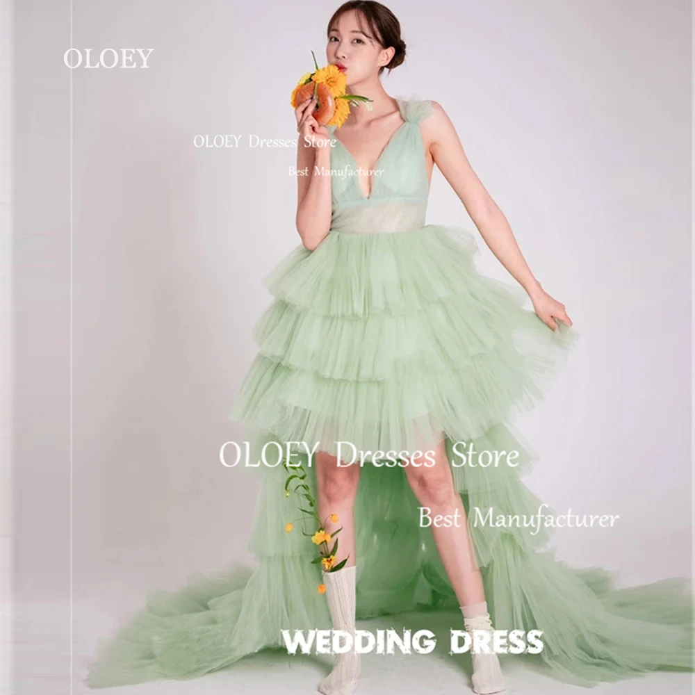 OLOEY Fairy Light Green Prom Dress Wedding Photography Dresses A Line Organza Tiered Ruffles Korea Custom Made Corset
OLOEY Fairy Light Green Prom Dress Wedding Photography Dresses A Line Organza Tiered Ruffles Korea Custom Made Corset