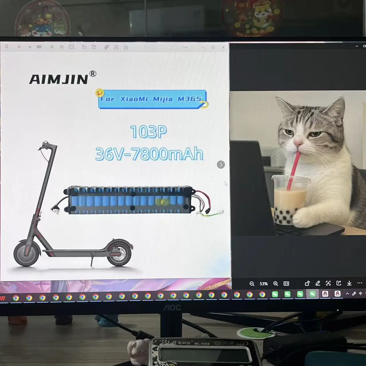 Newly Upgraded 36v m365 battery for original xiaomi M365 Special battery pack MiJia 10S3P 7800mah 18650 bluetooth li-ion battery
Newly Upgraded 36v m365 battery for original xiaomi M365 Special battery pack MiJia 10S3P 7800mah 18650 bluetooth li-ion battery