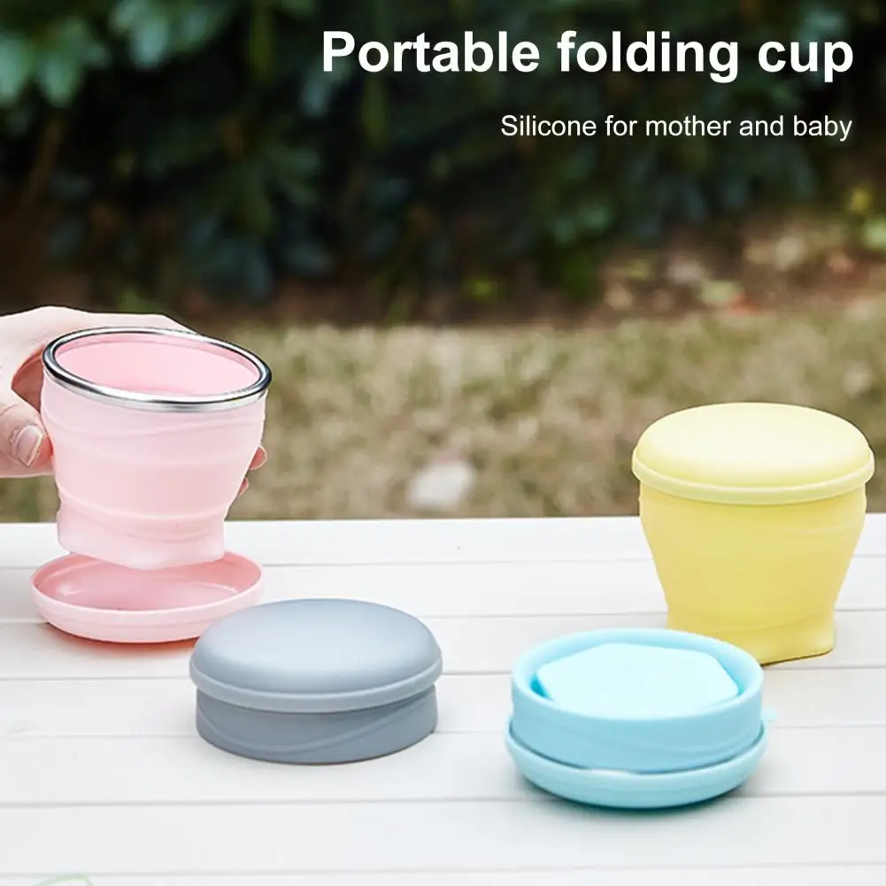 Silicone Folding Water Cup with Lanyard 180ML Reusable Portable Drinking Mug Wide-Mouth Lightweight Collapsible Drinking Vessel
Silicone Folding Water Cup with Lanyard 180ML Reusable Portable Drinking Mug Wide-Mouth Lightweight Collapsible Drinking Vessel