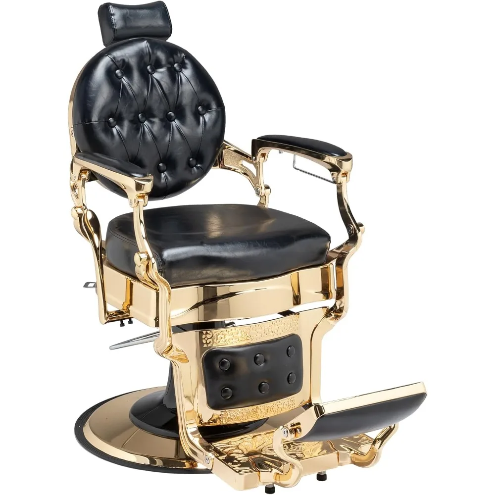 Vintage Barber Chair All Purpose Hydraulic Recline Salon Chair, Aluminium Alloy Frame Heavy Duty 700 lbs, Professional Barbersh
Vintage Barber Chair All Purpose Hydraulic Recline Salon Chair, Aluminium Alloy Frame Heavy Duty 700 lbs, Professional Barbersh