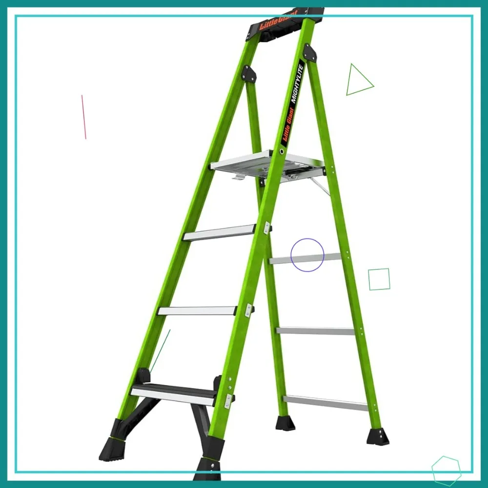 6' Fiberglass Stepladder with Ground Cue, Type IAA, 375 lbs Capacity, Green
6' Fiberglass Stepladder with Ground Cue, Type IAA, 375 lbs Capacity, Green