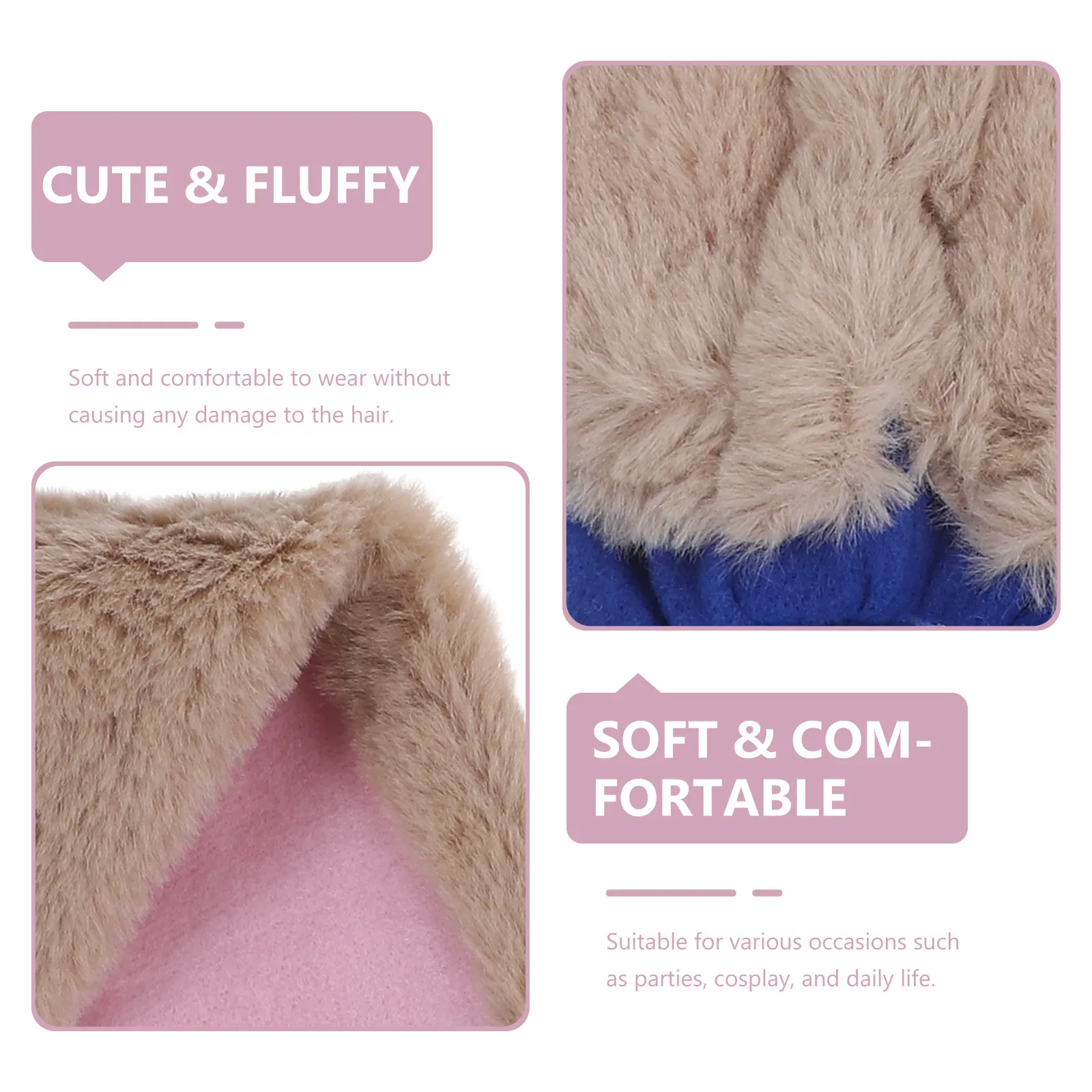 Повязка на голову с ушками кролика, длинная повязка для волос с дизайном в виде ушей животных, для вечеринок, косплея, Пасхи, надежная фиксация, розовый декор, инструмент для укладки волос
Повязка на голову с ушками кролика, длинная повязка для волос с дизайном в виде ушей животных, для вечеринок, косплея, Пасхи, надежная фиксация, розовый декор, инструмент для укладки волос