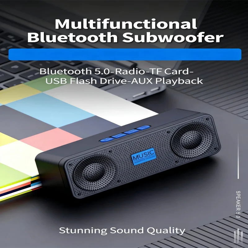 Wireless Bluetooth Speaker Portable Subwoofer Stereo Sound FM Radio Outdoor Loudspeaker For Phone PC
Wireless Bluetooth Speaker Portable Subwoofer Stereo Sound FM Radio Outdoor Loudspeaker For Phone PC