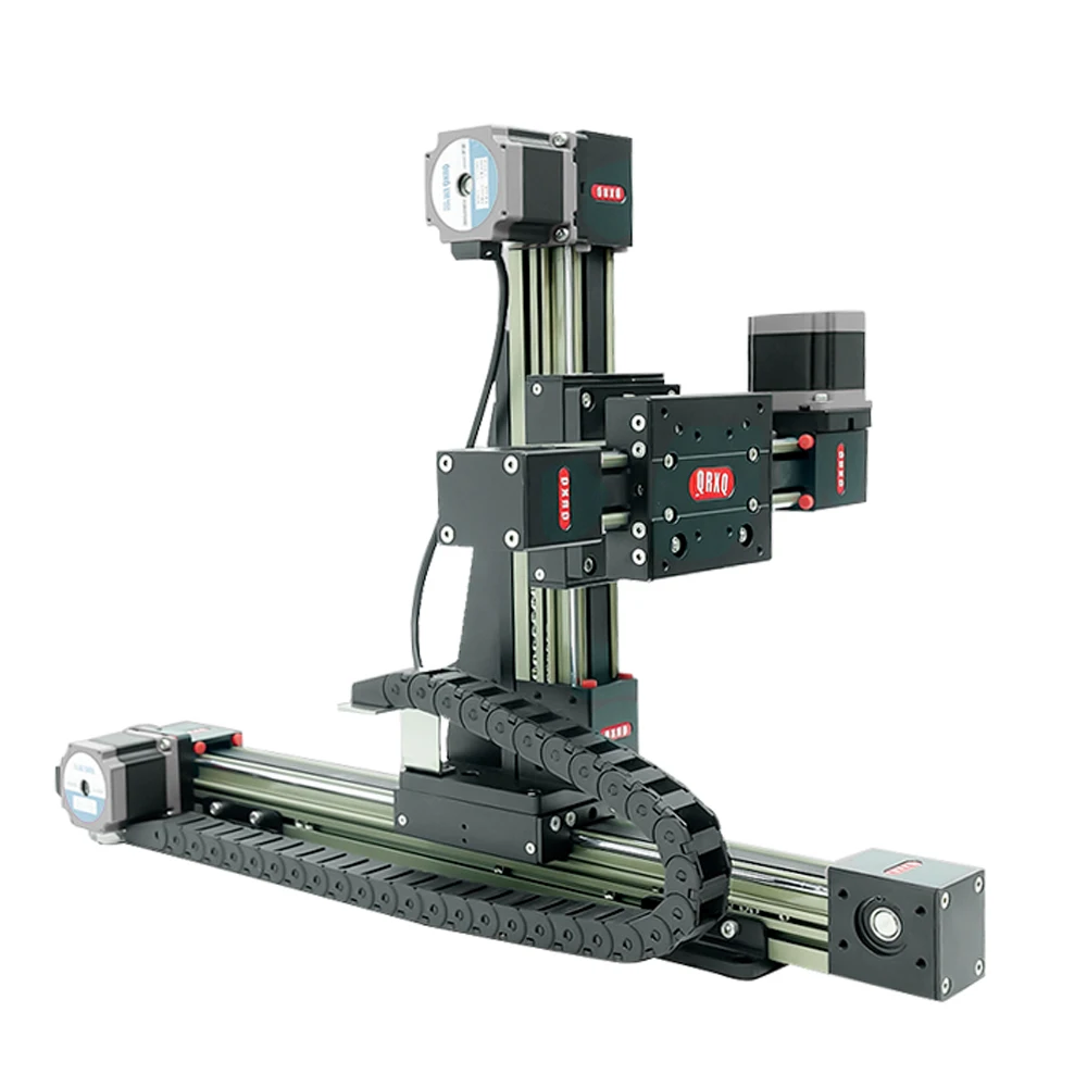 QRXQ RXPXYZ-T-45 New High Quality Xyz Linear 100mm-6000mm Slides Single-Axis Robots Working Platforms Belt Driven Linear Stage
QRXQ RXPXYZ-T-45 New High Quality Xyz Linear 100mm-6000mm Slides Single-Axis Robots Working Platforms Belt Driven Linear Stage