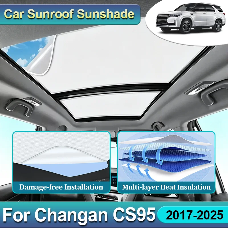 Car Sunshades For Changan CS95 2017-2025 2018 Car Sunroof Sunshade Electrostatic Adsorption Sunroof Sunshade Skylight Shading
Car Sunshades For Changan CS95 2017-2025 2018 Car Sunroof Sunshade Electrostatic Adsorption Sunroof Sunshade Skylight Shading