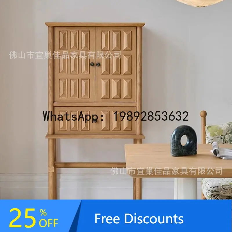 CZ French Retro Solid Wood Style Chest of Drawers Vintage Style Solid Wood High Cabinet Living Room Bedroom Storage Cabinet
CZ French Retro Solid Wood Style Chest of Drawers Vintage Style Solid Wood High Cabinet Living Room Bedroom Storage Cabinet