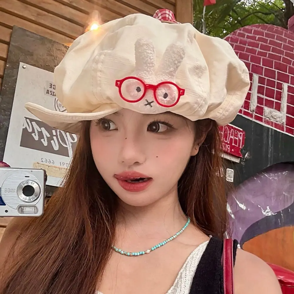 Fashion Cute Rabbit Cloud Berets Y2k Sweet Octagonal Caps Japanese Style Artist Cap Painter Hat Girls
Fashion Cute Rabbit Cloud Berets Y2k Sweet Octagonal Caps Japanese Style Artist Cap Painter Hat Girls