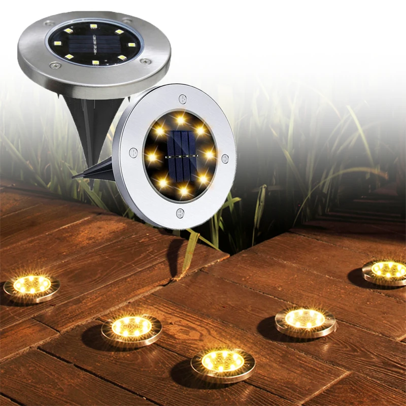 4 Pack LED Outdoor Solar Power Ground Light Solar Path Deck Lights Underground Light Yard Driveway Lawn Garden Decor Lightings
4 Pack LED Outdoor Solar Power Ground Light Solar Path Deck Lights Underground Light Yard Driveway Lawn Garden Decor Lightings