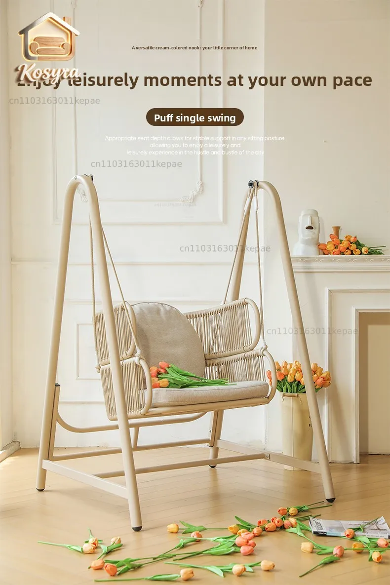 Balcony Swing Hanging Chair Cradle Chair Hanging Chair Indoor Home Living Room Outdoor Single Internet celebrity Hammock Garden
Balcony Swing Hanging Chair Cradle Chair Hanging Chair Indoor Home Living Room Outdoor Single Internet celebrity Hammock Garden