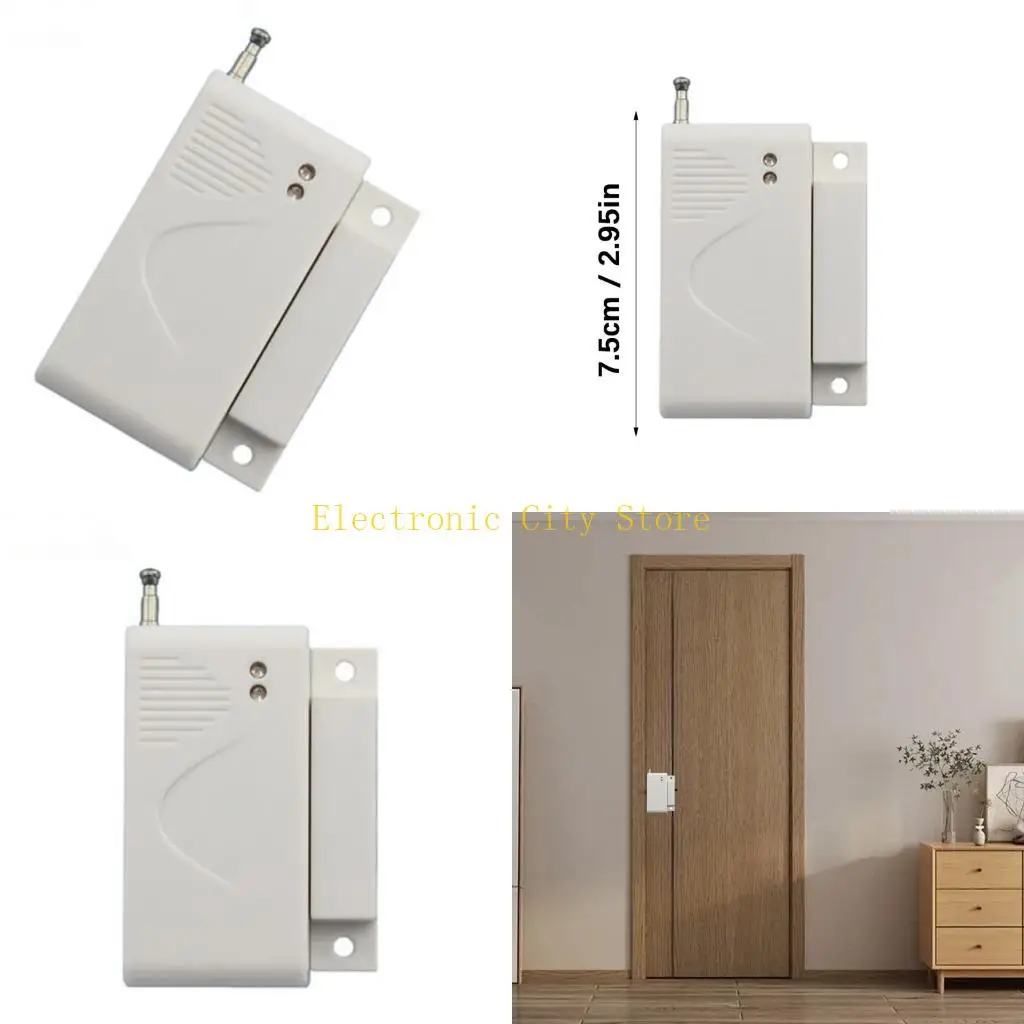 Перезаряжаемая магнитная дверная дверная окна Детектор тревоги Беспроводная связь от 433 МГц до 315 МГц Регулируемые датчики для 
Перезаряжаемая магнитная дверная дверная окна Детектор тревоги Беспроводная связь от 433 МГц до 315 МГц Регулируемые датчики для