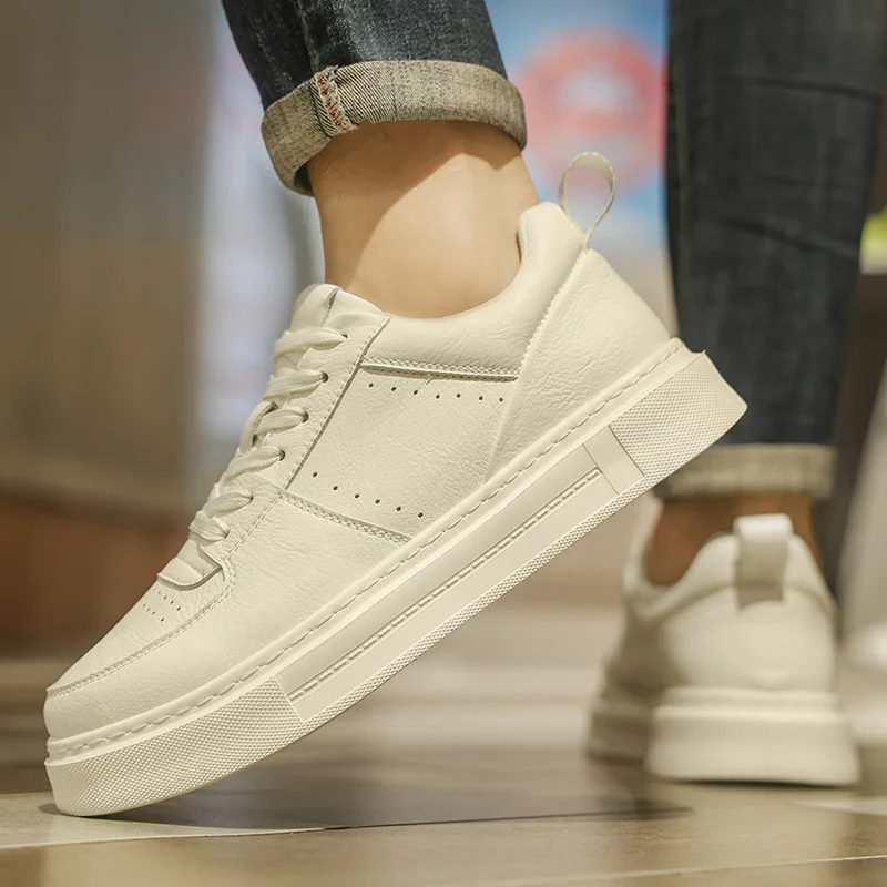 Quality Four Seasons Board Shoes Trendy Thick Bottom Versatile Style Leisure Outdoor Men's sports shoes comfort HOT New lace-up
Quality Four Seasons Board Shoes Trendy Thick Bottom Versatile Style Leisure Outdoor Men's sports shoes comfort HOT New lace-up