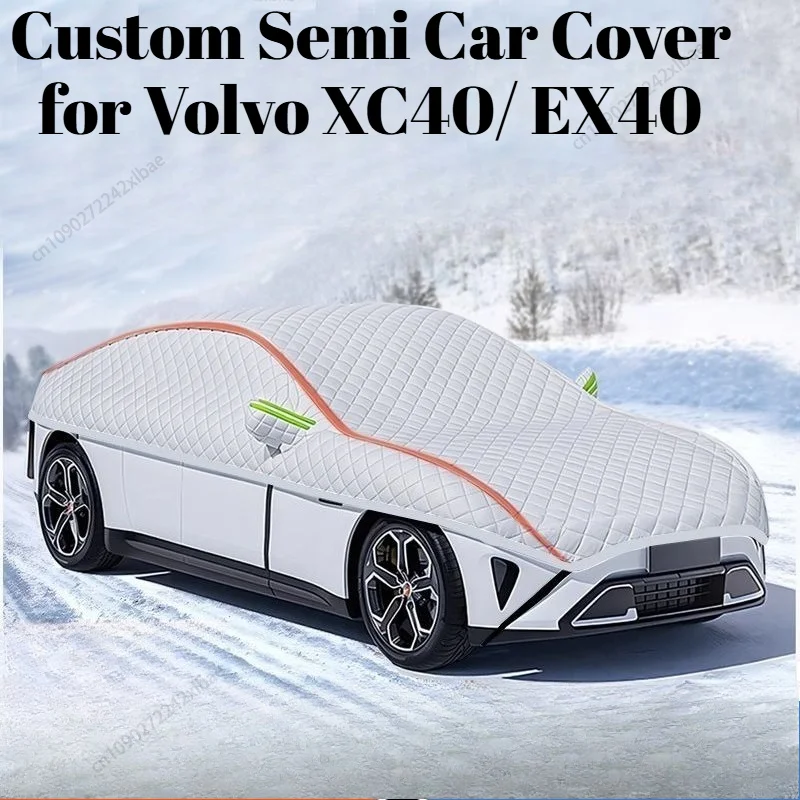 Semi Car Cover Custom for Volvo XC40 /EX40 2023-2026, Thickened Heat Insulation Sunshade Cover, Anti Snow, Frost, Freezing
Semi Car Cover Custom for Volvo XC40 /EX40 2023-2026, Thickened Heat Insulation Sunshade Cover, Anti Snow, Frost, Freezing