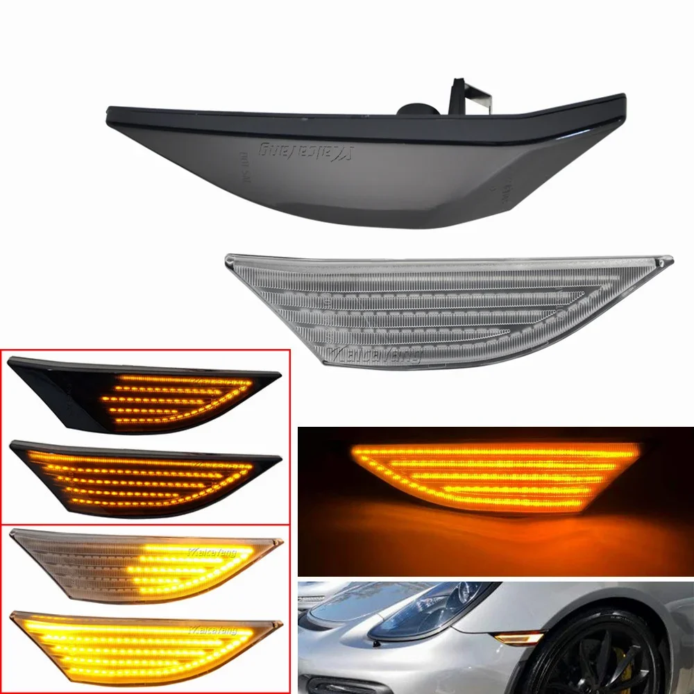 Sequential Flashing LED Turn Signal Side Marker Light For Porsche Boxster Cayman 982 981 718 Spyder 991 911 Carrera
Sequential Flashing LED Turn Signal Side Marker Light For Porsche Boxster Cayman 982 981 718 Spyder 991 911 Carrera