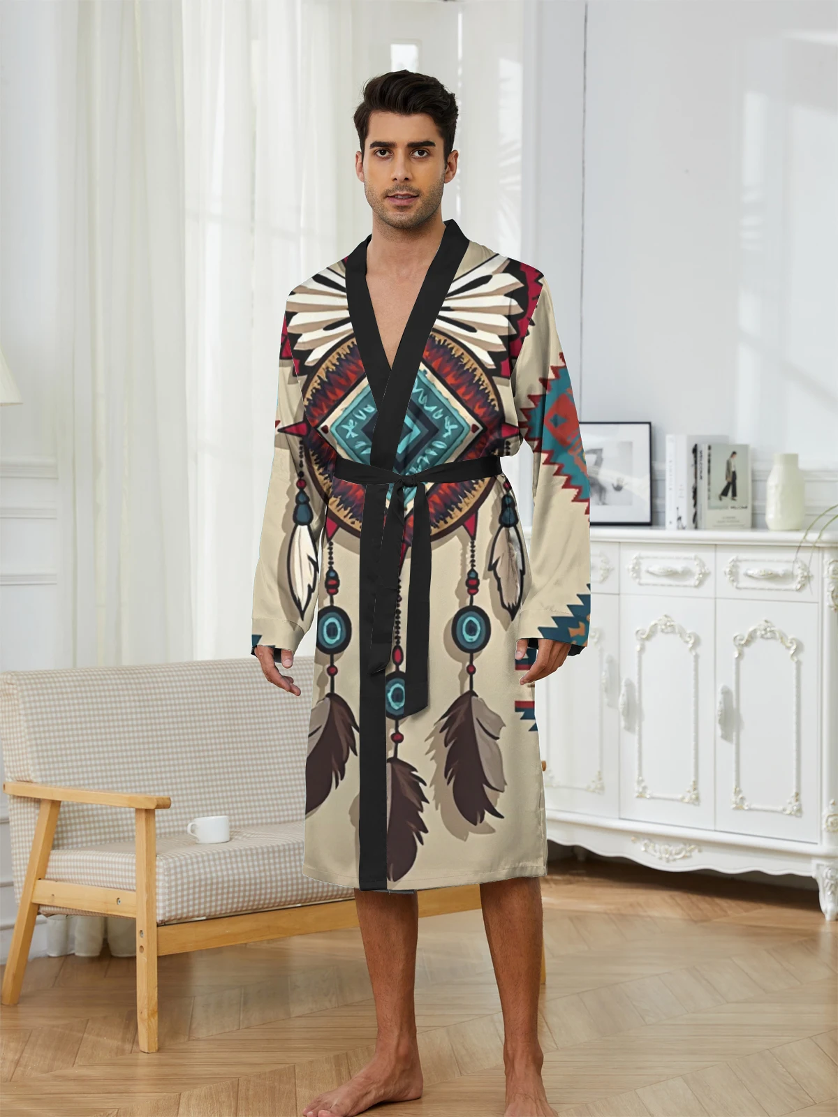 1pcs Men's Robes 2026 Spring/Summer Graphic Shower robe Breathable robe 3D Printed Sleepwear dressing gown bath robe
1pcs Men's Robes 2026 Spring/Summer Graphic Shower robe Breathable robe 3D Printed Sleepwear dressing gown bath robe
