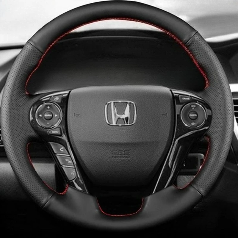 For Honda Accord 9 2013-2017 Crosstour 201-2015 Hand-Stitched non-slip genuine Leather car Steering Wheel Cover
For Honda Accord 9 2013-2017 Crosstour 201-2015 Hand-Stitched non-slip genuine Leather car Steering Wheel Cover