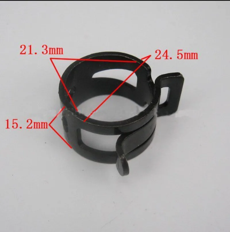 Spring clip, hand-pinched throat hoop, clamp, auto and motorcycle accessories, buckle, water pipe clamp, inner diameter 21MM
Spring clip, hand-pinched throat hoop, clamp, auto and motorcycle accessories, buckle, water pipe clamp, inner diameter 21MM