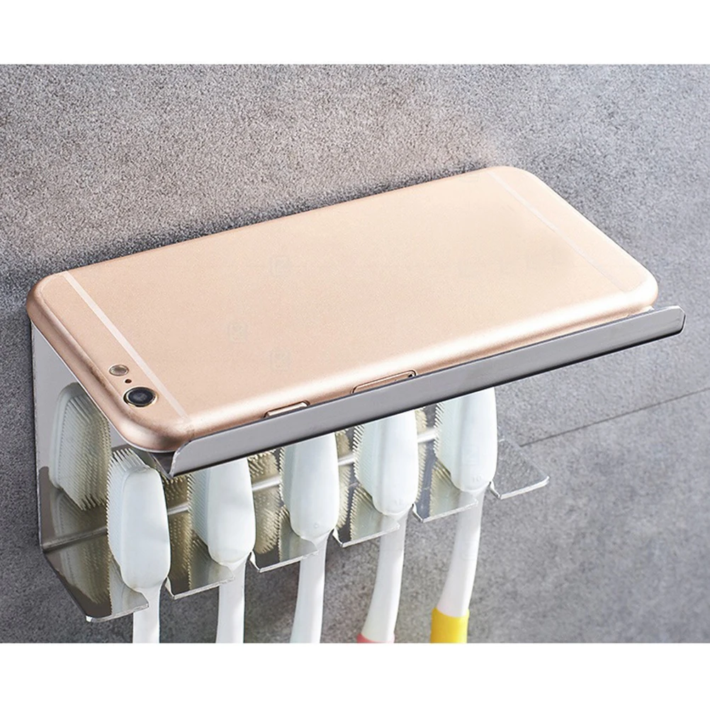 Toothbrush Holder Wall Mounted Stainless Steel Rack Organizer Bathroom Toothpaste Cup Storage Space Saving Design Durability
Toothbrush Holder Wall Mounted Stainless Steel Rack Organizer Bathroom Toothpaste Cup Storage Space Saving Design Durability