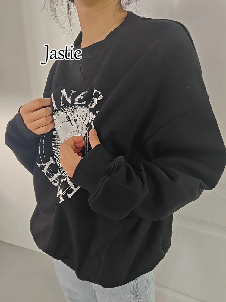 Jastie 2024 Street Fashion Graffiti Letter Print Sweatshirt Long Sleeve Autumn Winter Sweatshirt O-Neck Pullover Tops
Jastie 2024 Street Fashion Graffiti Letter Print Sweatshirt Long Sleeve Autumn Winter Sweatshirt O-Neck Pullover Tops