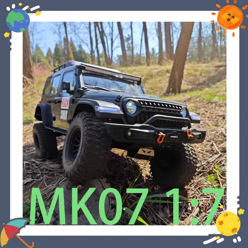 Mk07 Electric Remote Control Off-Road Vehicle 1/7 Scale Climbing Car with Differential Lock Dual Speed Feature Toy for Boys
Mk07 Electric Remote Control Off-Road Vehicle 1/7 Scale Climbing Car with Differential Lock Dual Speed Feature Toy for Boys