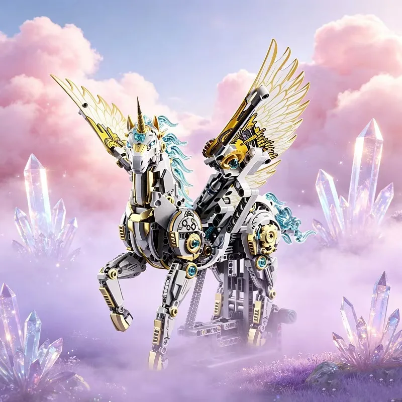 Mechanical Unicorn Building Blocks, 1499+ PCS, Mechanical Pegasus Model, Fantasy Creature Toy for Adults & Kids
Mechanical Unicorn Building Blocks, 1499+ PCS, Mechanical Pegasus Model, Fantasy Creature Toy for Adults & Kids