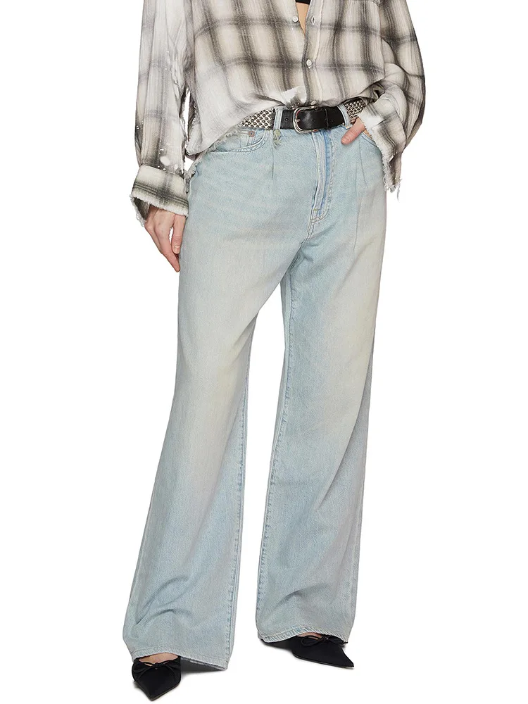 2025 Women Jeans Trends Cotton Washed Vintage Casual High Waist Women Trousers y2k New High Quality Wide Leg Pants bra
2025 Women Jeans Trends Cotton Washed Vintage Casual High Waist Women Trousers y2k New High Quality Wide Leg Pants bra