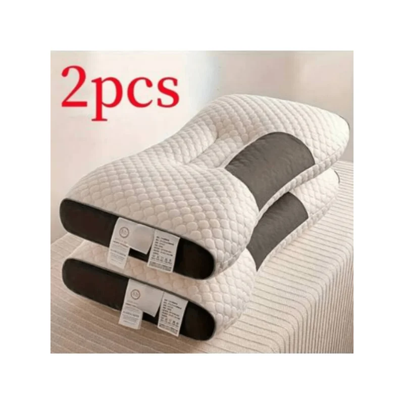 3D SPA Massage Pillow Partitions Help Sleep And Protect Neck Pillows Knitted Cotton Pillow Bedding (2 Pack)
3D SPA Massage Pillow Partitions Help Sleep And Protect Neck Pillows Knitted Cotton Pillow Bedding (2 Pack)