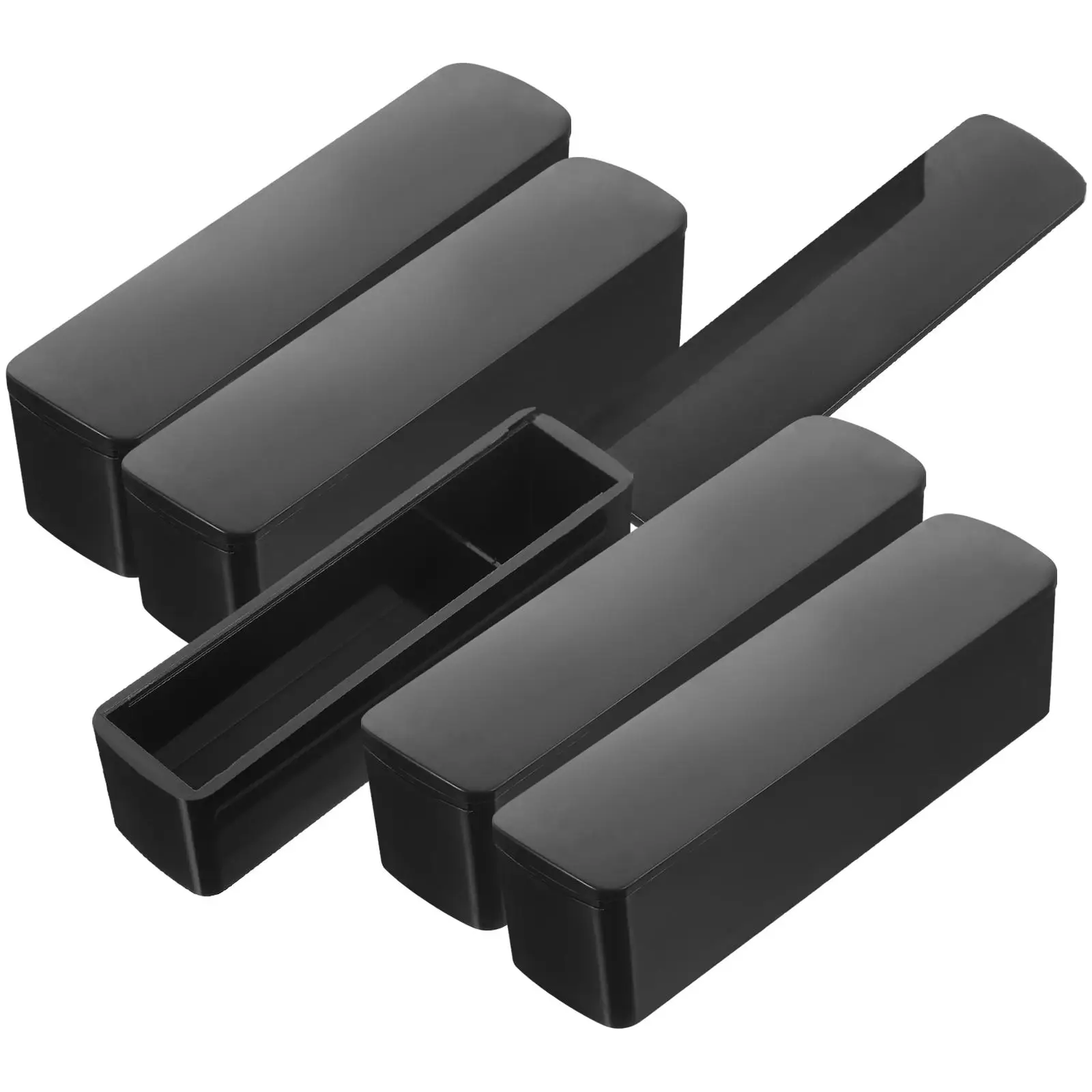 5 Pcs Black Official Stamper Storage Box Plastic Seal Container Office Case Waterproof Rectangular Holder Storage
5 Pcs Black Official Stamper Storage Box Plastic Seal Container Office Case Waterproof Rectangular Holder Storage