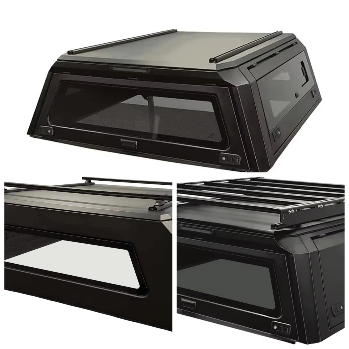 Waterproof Locking 4x4 Offroad Canopy Hard Top for Pickup Truck Bed Compatible 1500 Tundra Frontier
Waterproof Locking 4x4 Offroad Canopy Hard Top for Pickup Truck Bed Compatible 1500 Tundra Frontier