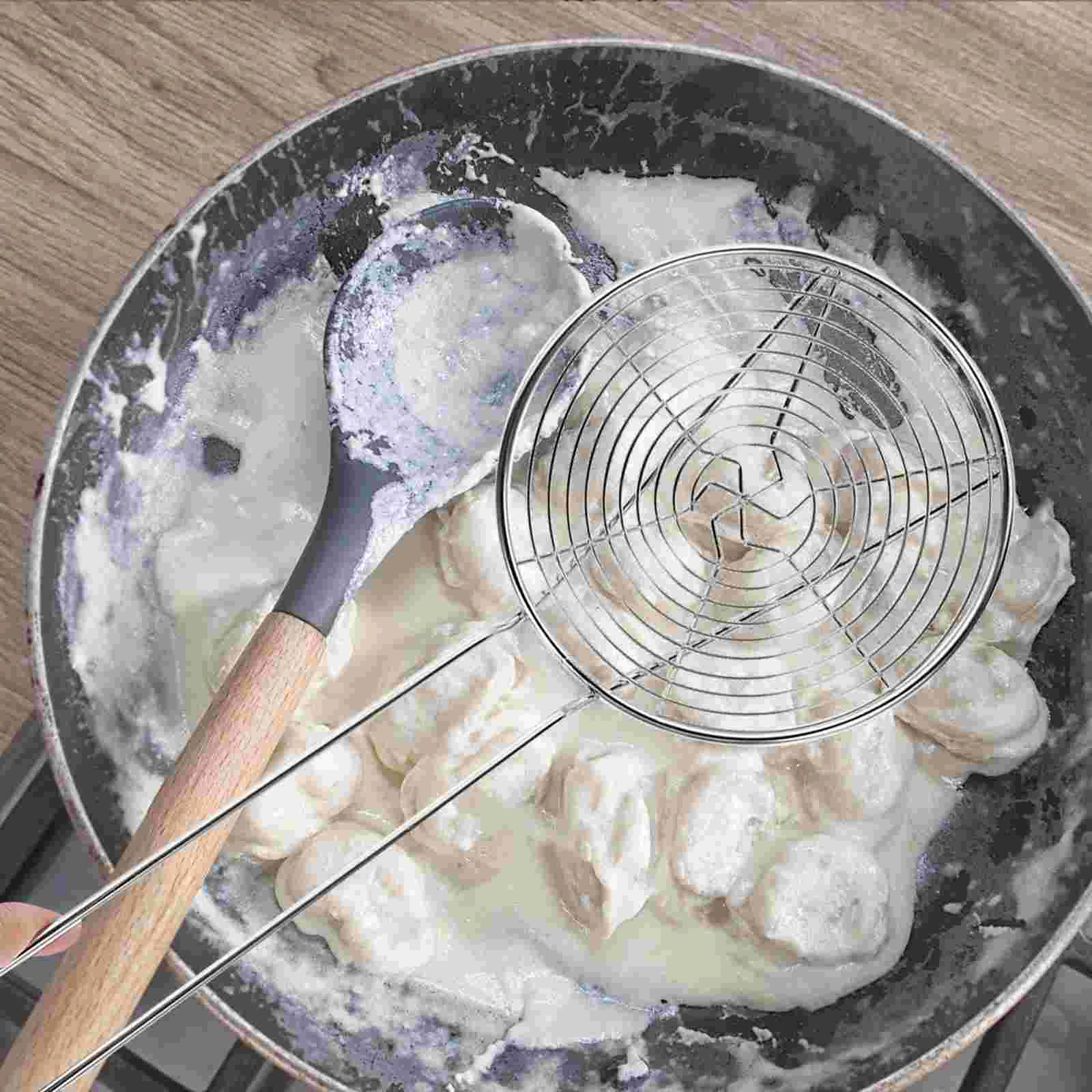 Net Filter Spoon Oil Separator Strainer Colander Skimming Silver Stainless Steel Filtering Ladle
Net Filter Spoon Oil Separator Strainer Colander Skimming Silver Stainless Steel Filtering Ladle
