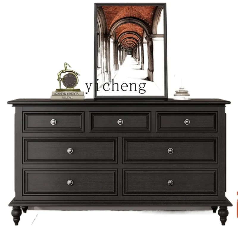 ZC Solid Wood Chest of Drawers Modern Minimalist Chest of Six Drawers 7-Drawer Cabinet Drawer Storage Cabinet
ZC Solid Wood Chest of Drawers Modern Minimalist Chest of Six Drawers 7-Drawer Cabinet Drawer Storage Cabinet