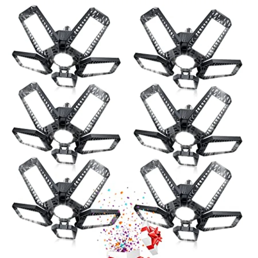 Garage Lights - 0W 000LM 500K Screw in LED Garage Lights 5+ Deformable Panels for Basement, Workshop, Attic, E/E7, Black
Garage Lights - 0W 000LM 500K Screw in LED Garage Lights 5+ Deformable Panels for Basement, Workshop, Attic, E/E7, Black