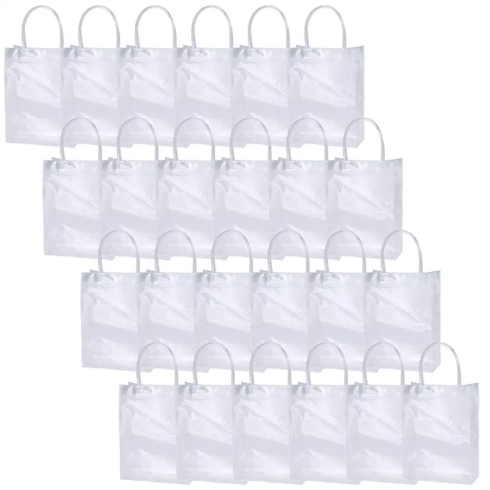 24 Pcs Clear Gift Bags Tote Packaging Transparent Mini for Gifts Reusable with Handles Baby
24 Pcs Clear Gift Bags Tote Packaging Transparent Mini for Gifts Reusable with Handles Baby
