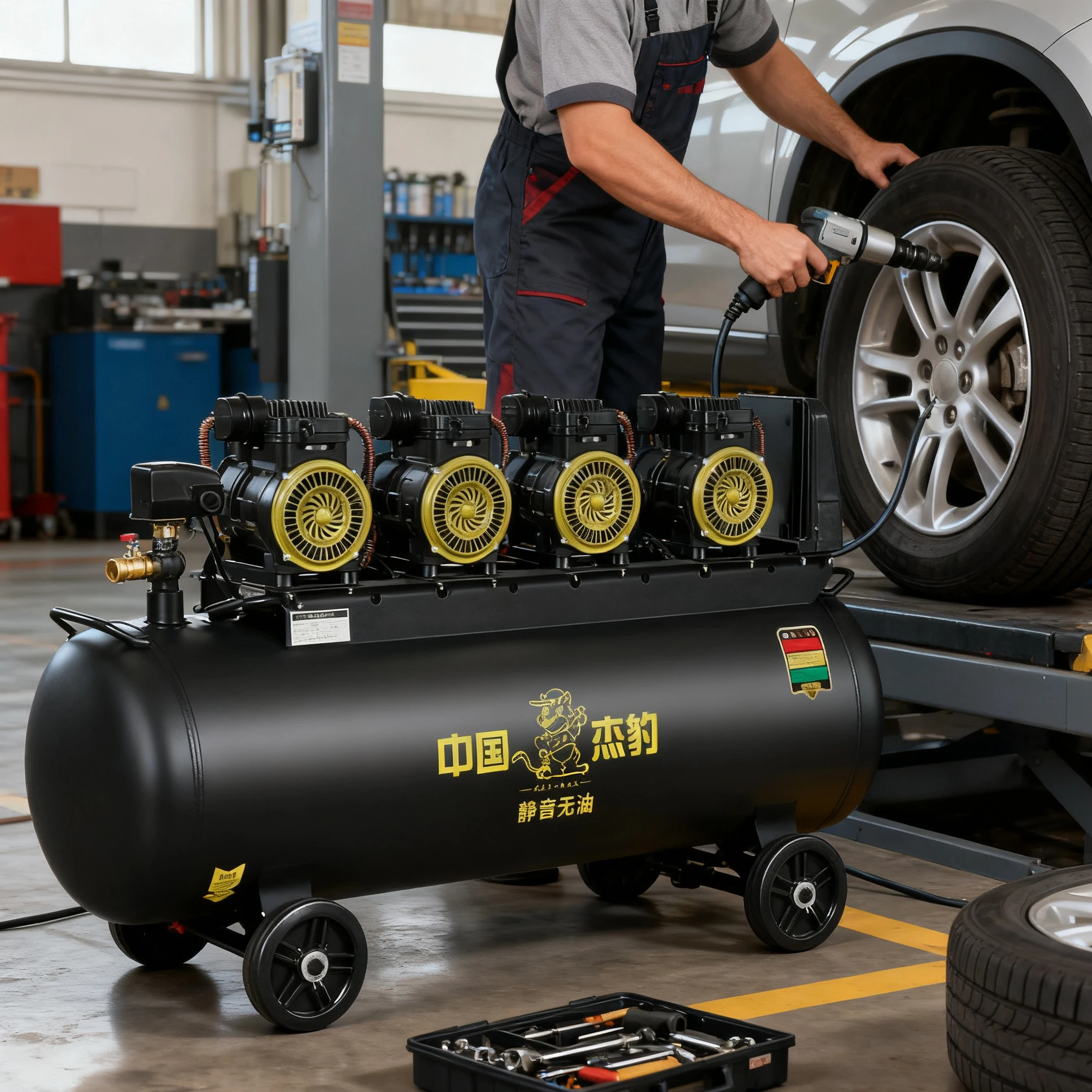 Professional High Power Silent 6.4KW OEM Air Compressor 200L Tank 72dB Low Noise for Home Garage Workshop Inflation
Professional High Power Silent 6.4KW OEM Air Compressor 200L Tank 72dB Low Noise for Home Garage Workshop Inflation