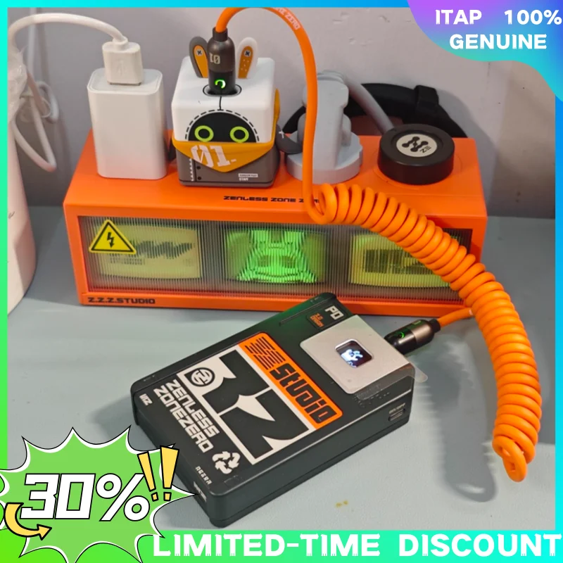 MiHoYo Official Zenless Zone Zero 36 Вт Функция быстрой зарядки Осветительная розетка Bangboo Косплей Аниме Игровой аксессуар Киберспорт Подарки
MiHoYo Official Zenless Zone Zero 36 Вт Функция быстрой зарядки Осветительная розетка Bangboo Косплей Аниме Игровой аксессуар Киберспорт Подарки