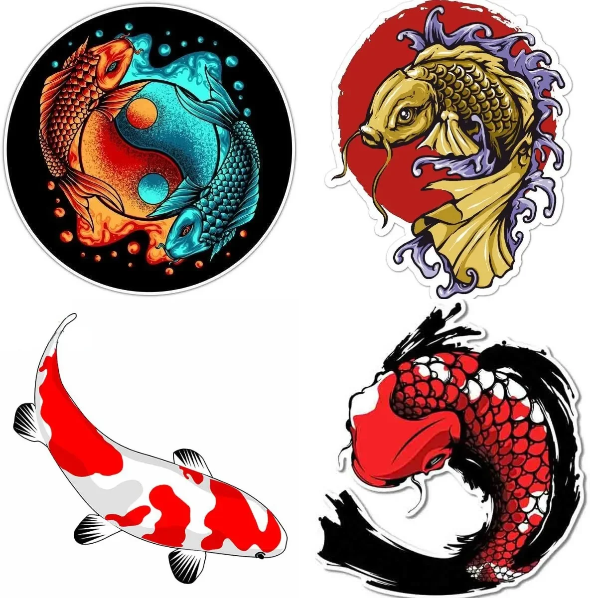Personality Koi Fish Yin Yang Vinyl Decal Auto Motorcycle Stickers for Laptop Car Window Tablet Skateboard Accessories
Personality Koi Fish Yin Yang Vinyl Decal Auto Motorcycle Stickers for Laptop Car Window Tablet Skateboard Accessories