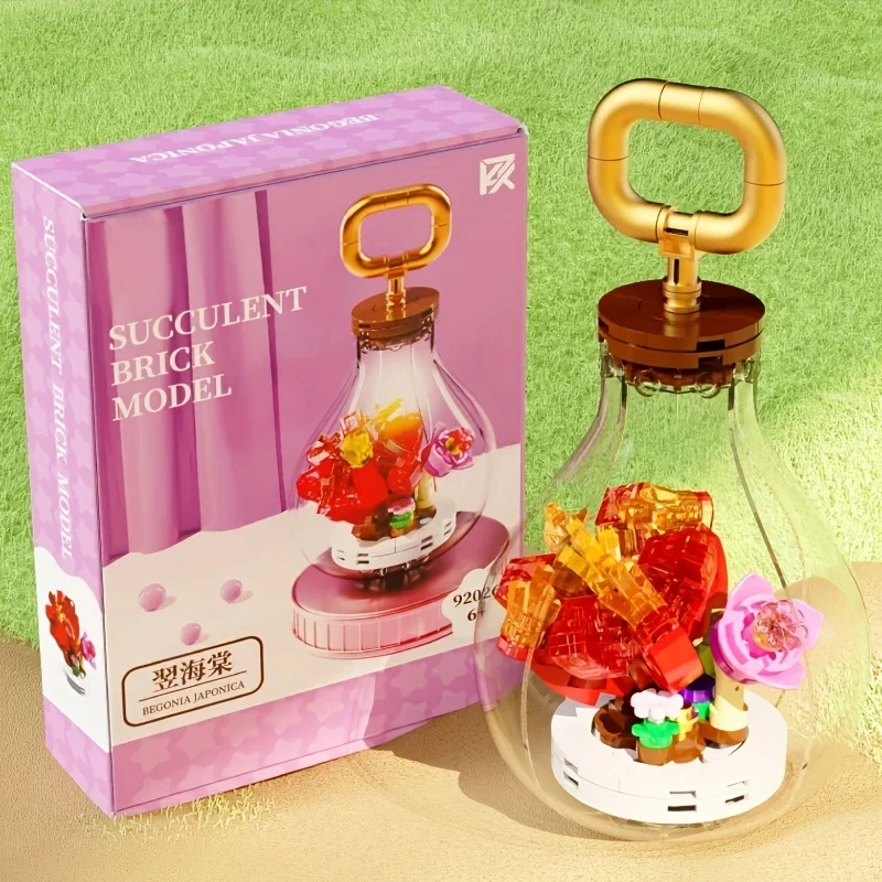 Plant Flower Light Bulb Building Blocks Succulent Potted Preserved Flower Assemble Bricks Kids DIY Toys Children Birthday Gifts
Plant Flower Light Bulb Building Blocks Succulent Potted Preserved Flower Assemble Bricks Kids DIY Toys Children Birthday Gifts