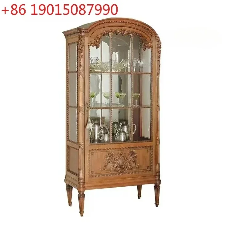 N French Display Cabinet Single Corner Deer Western Antique Furniture American Carved Glass Wine Cabinet Sideboard Cabinet
N French Display Cabinet Single Corner Deer Western Antique Furniture American Carved Glass Wine Cabinet Sideboard Cabinet