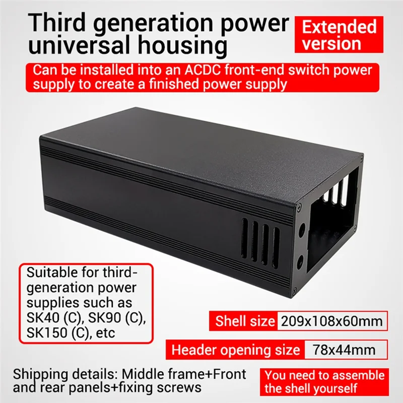 Classy-H02 CNC Power Supply Aluminum Alloy Shell Can Be AC DC Preamp Power Supply Installed Convenient Wiring A
Classy-H02 CNC Power Supply Aluminum Alloy Shell Can Be AC DC Preamp Power Supply Installed Convenient Wiring A